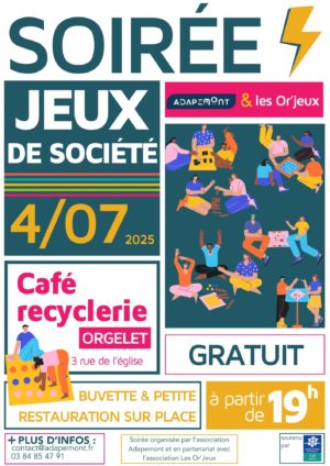 affiche soirée jeux  – 1