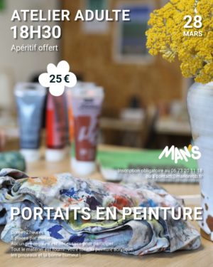 atelier portrait en peinture 28mars