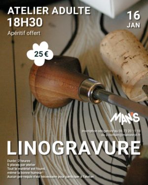 atelier Man’s – linogravure