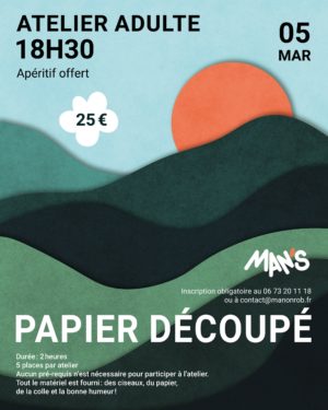 Atelier Papier découpé – paysage