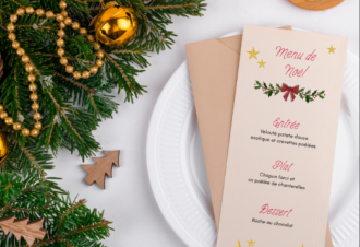 Menus & marque-places festifs
