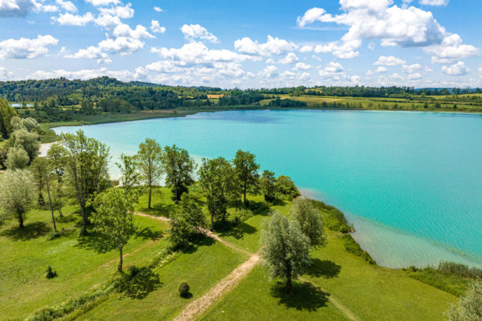 camping la Grisiere vue lac