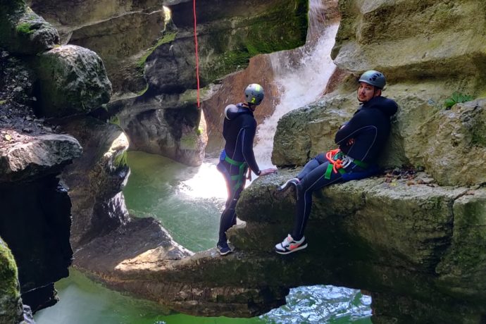 canyoning Croiserette Saint-Claude