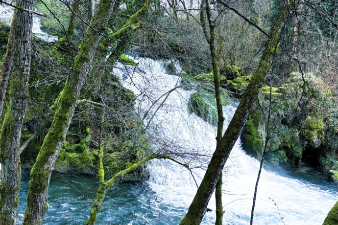cascade du dérochoir à 300m du gîte