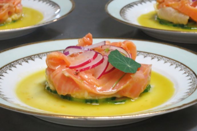 ceviche de truite du jura