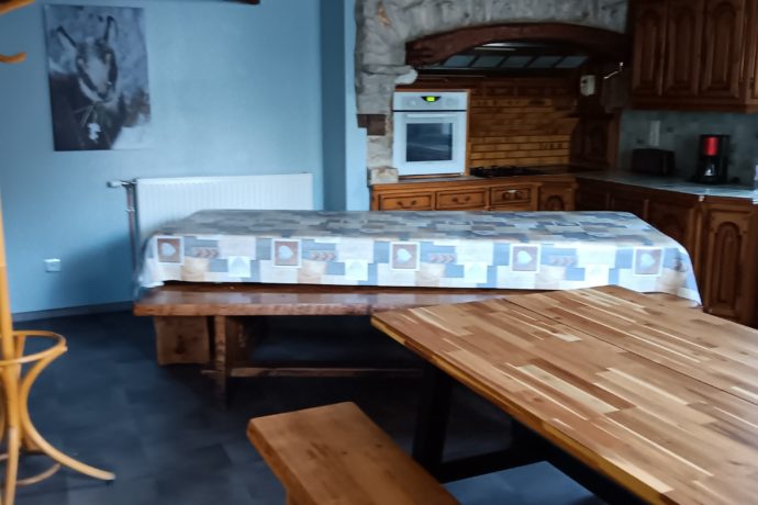 cuisine équipée à disposiiton