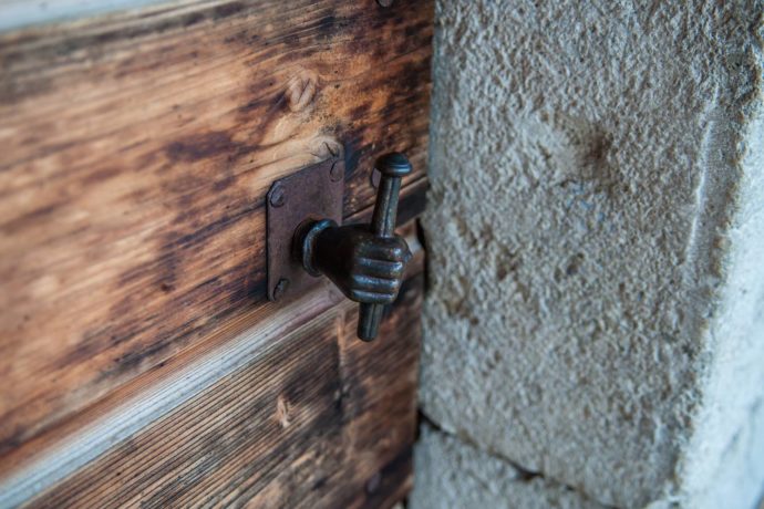 détail porte entrée