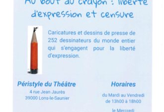Exposition  » au bout du crayon : liberté d’expression et censure »