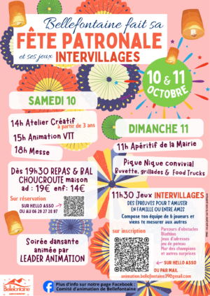 Affiche fête patronale – Affiche prog