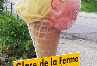Glace de la ferme