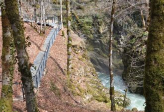 Les cascades et gorges de la Langouette