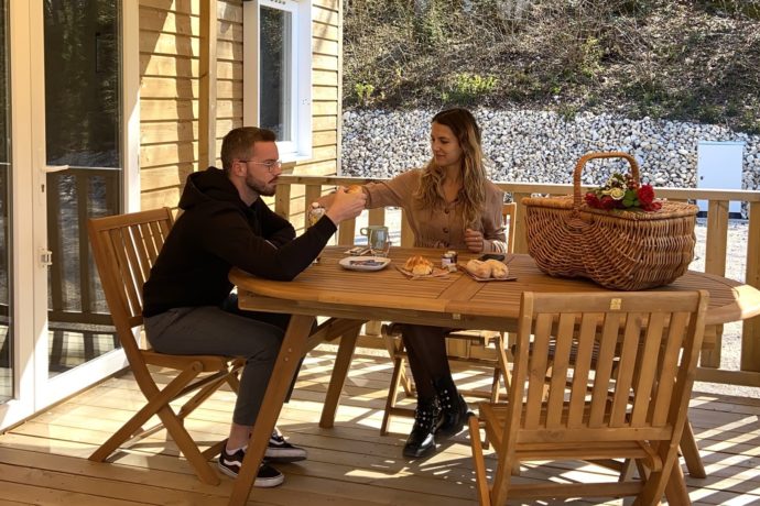 Petit déjeuner livré au Cottage (en option)