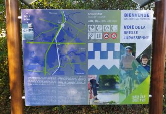 Tronçon Chaumergy – Chaux en Bresse de la voie de la Bresse Jurassienne