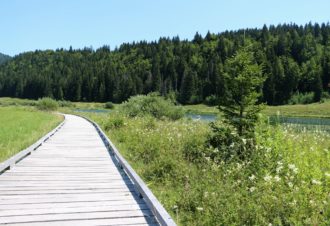 Sentier du Lac de Lamoura