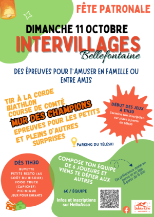 Affiche fête patronale – Aff Intervillage