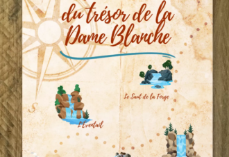 Jeu « À la recherche du trésor de la Dame Blanche » aux Cascades du Hérisson