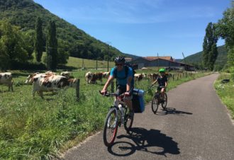 Week-end à vélo dans le Jura
