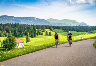 Week-end à vélo dans le Jura