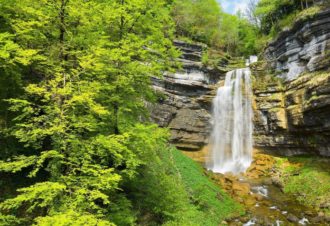 Les cascades du Hérisson en aller-retour