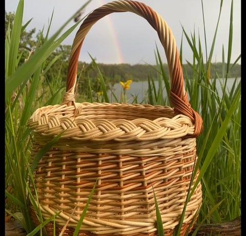 panier rond natte