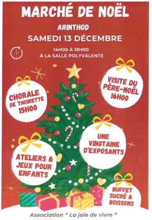 marché de noel arinthod