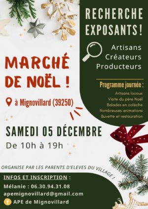 marché noel mignovillard