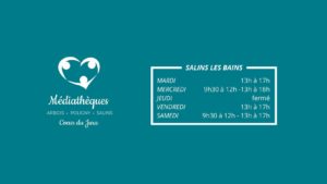 médiathèque salins heures