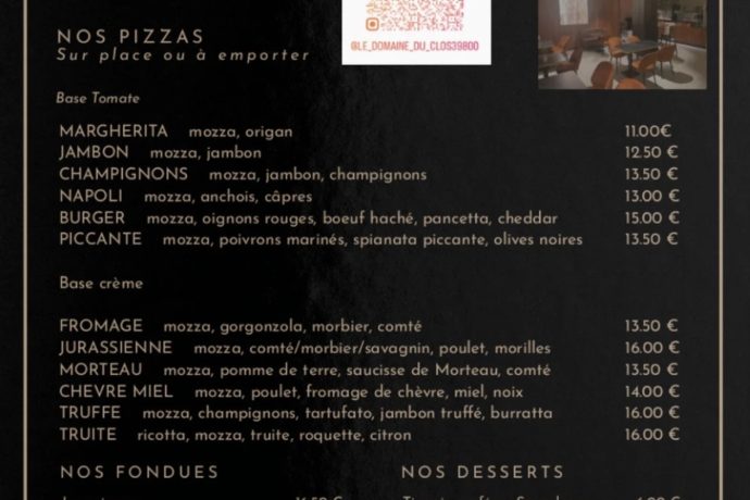 menu septembre 2026