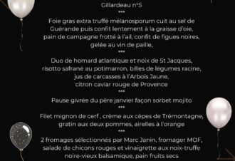 Réveillon de la Saint-Sylvestre au restaurant de l’Abbaye