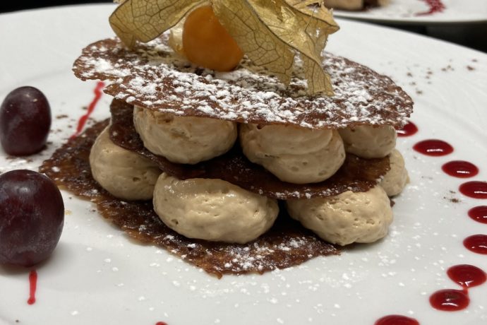 mille feuille cremeux pralilé