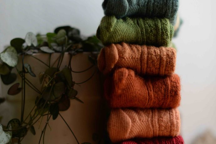 Chaussettes teintures naturelles