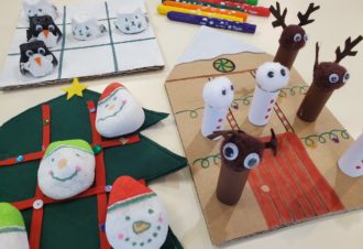 Atelier « Le morpion du Père Noël »