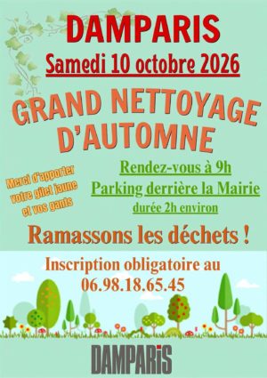 Grand nettoyage d&rsquo;automne