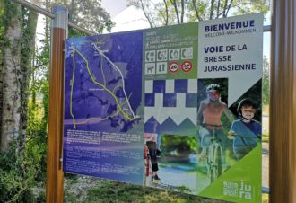 Tronçon entre Gatey et Pleure de la Voie de la Bresse Jurassienne