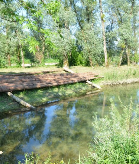 Les ports au bois et la portière à radeaux