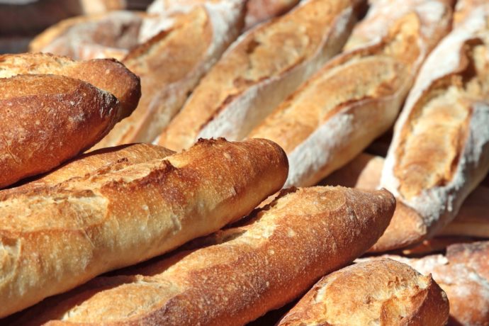 Baguettes at Market in France