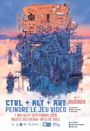 Affiche Ctrl + Alt + Art – Peindre le jeu vidéo