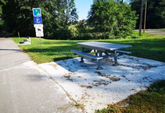 Tronçon entre Gatey et Pleure de la Voie de la Bresse Jurassienne