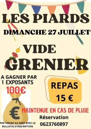 vide grenier 27.07.25